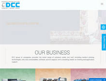 Tablet Screenshot of dcc.co.in