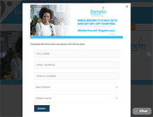 Tablet Screenshot of dcc.edu.za